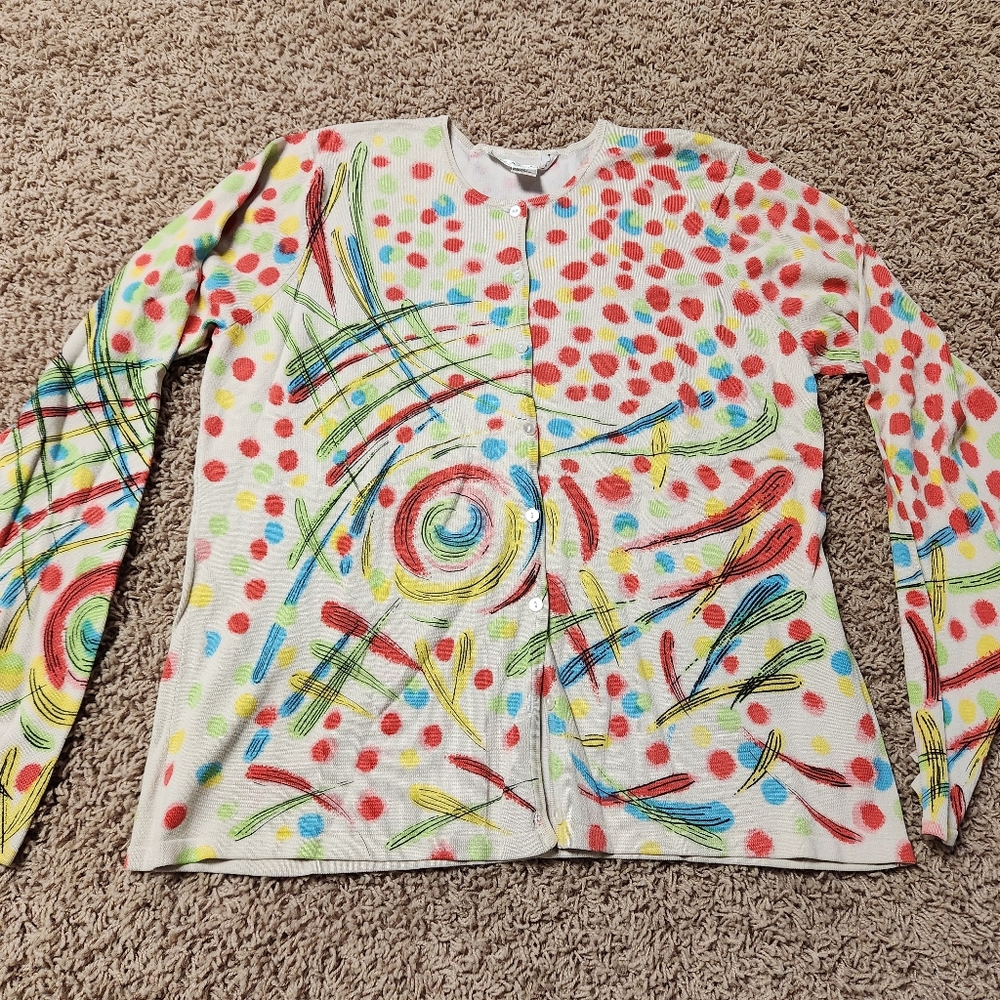 Vintage cardigan by Rafael. Size small